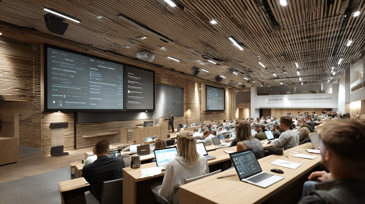 Universitetsmiljö där föreläsningar och distansundervisning fungerar stabilt trots stora uppdateringsrundor – tack vare optimerad nätverksstruktur och VLAN-separering.